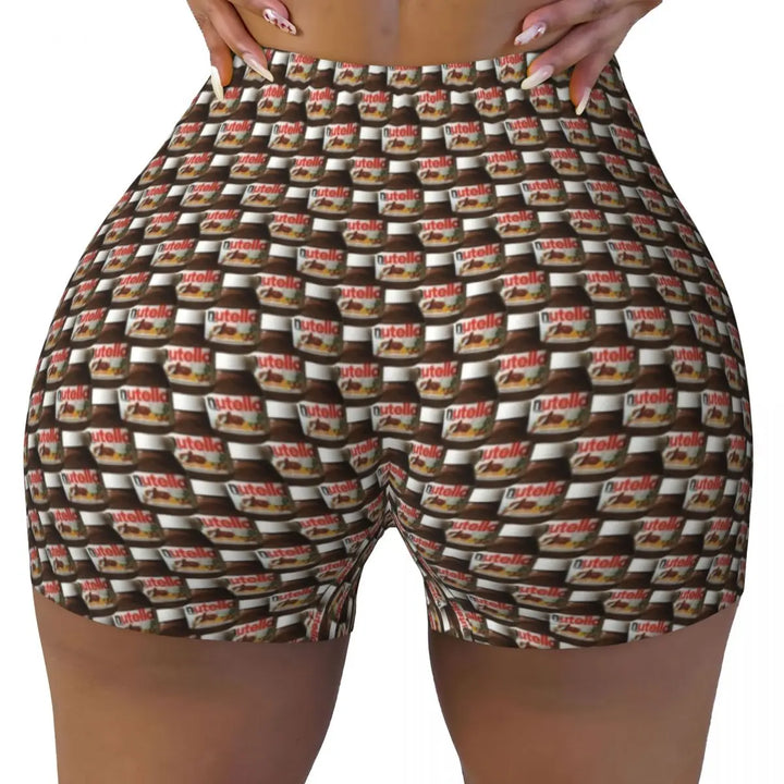 Custom Nutella Gym Booty Shorts