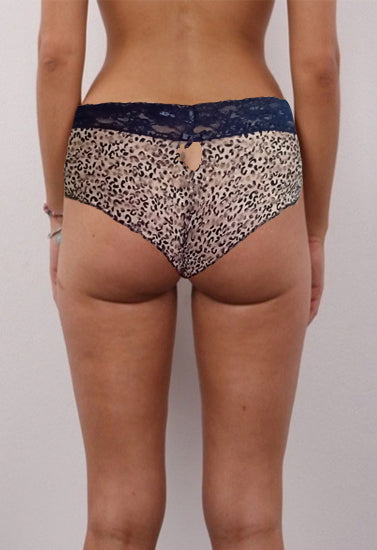Lace Boyshort With Attached Pendent