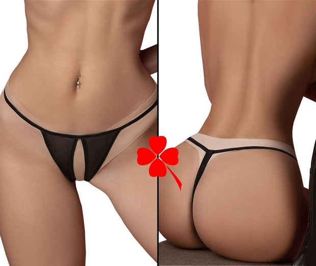 Women's Sexy Crotchless Thong Panty