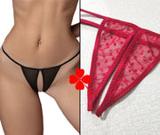 Women's Sexy Crotchless Thong Panty